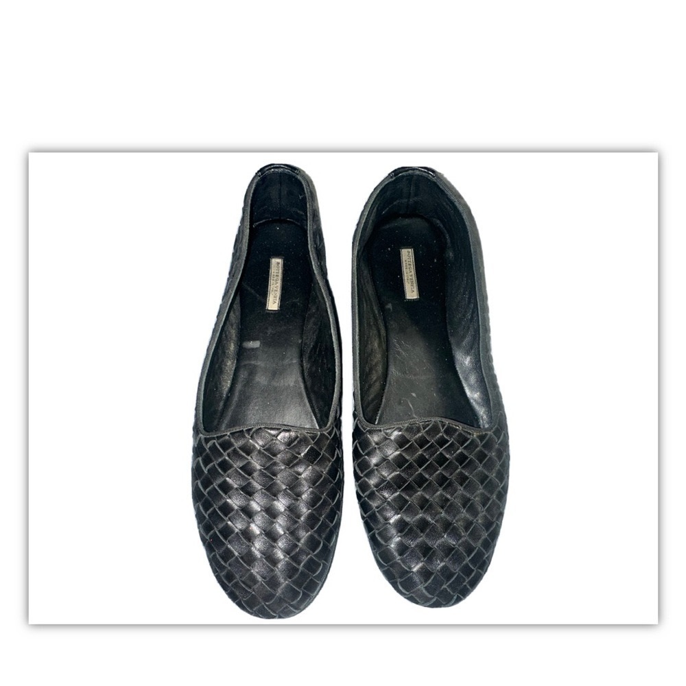🛑SOLD🛑Bottega Veneta women’s black woven flats